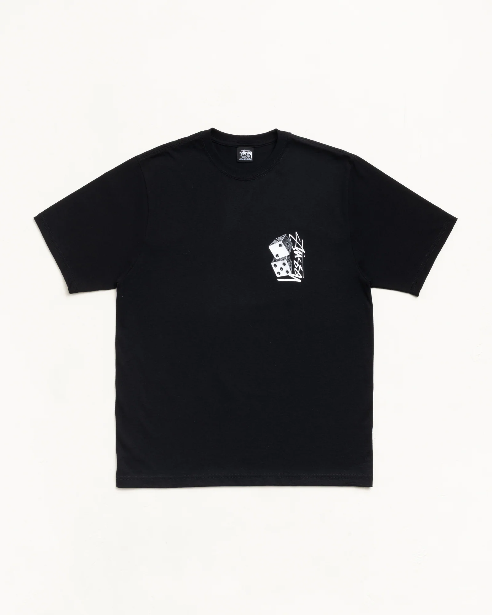 1905187_BLAC_2 STÜSSY ステューシー ダイスロゴ T シャツ オーバーサイズ - 画像 (1)